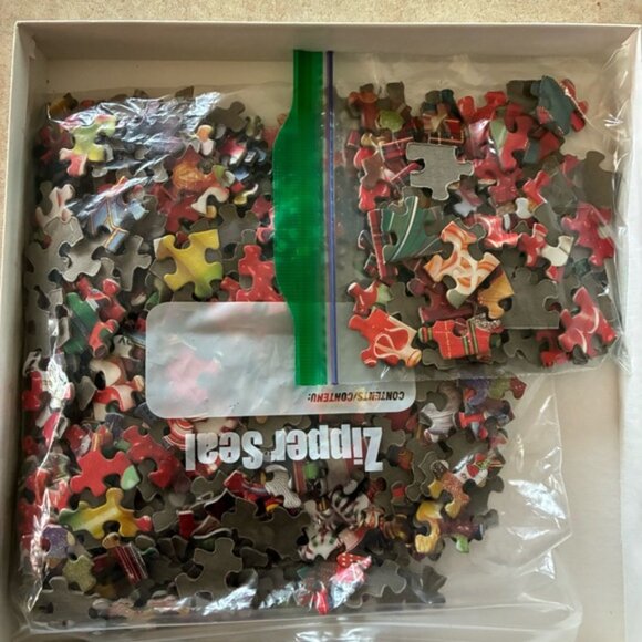 Springbok "O Christmas Treats" Santa Snowman Family Jigsaw Puzzle 500 Piece - Picture 7 of 7